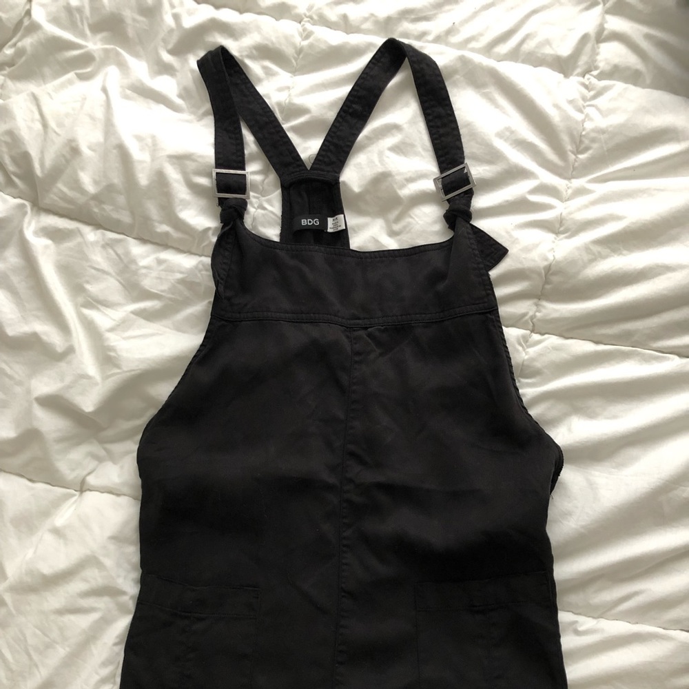 Black Overall Romper